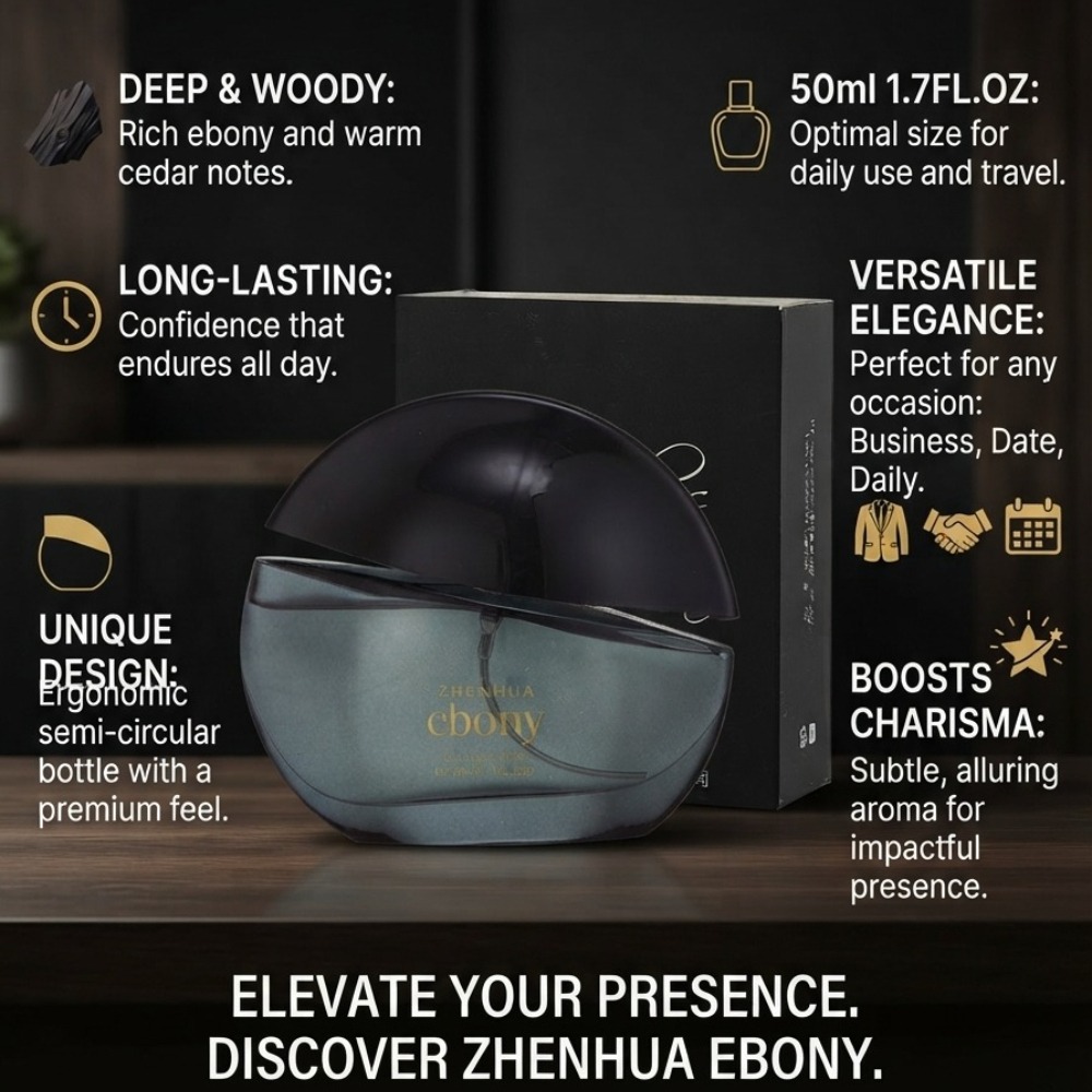 50ML Luxury Ebony Perfume Long - Unique Perfume Fragrance ulasan dan harga