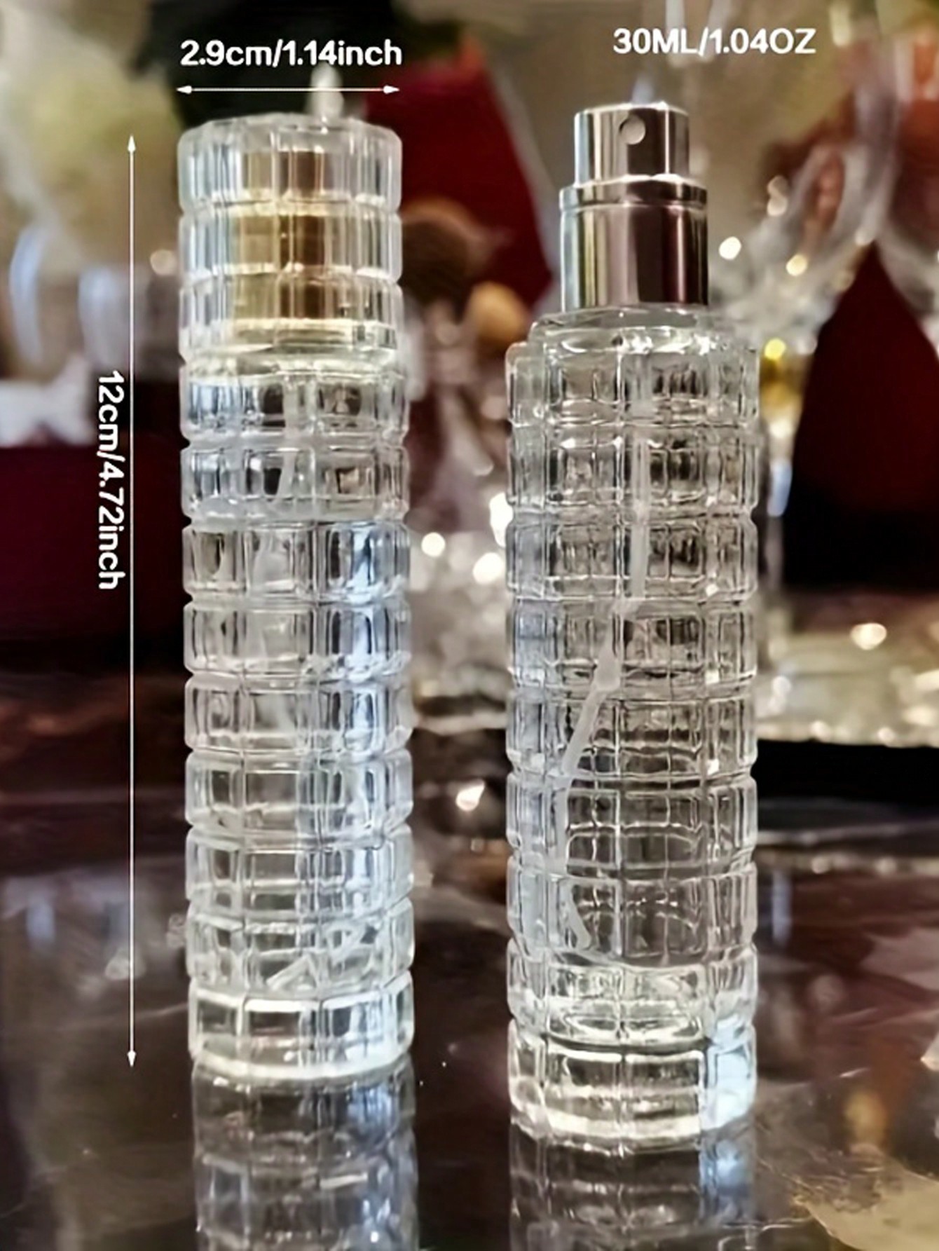 2Pc Glass Spray Bottles Exquis - Perfume Fragrance World Qahwa ulasan dan harga