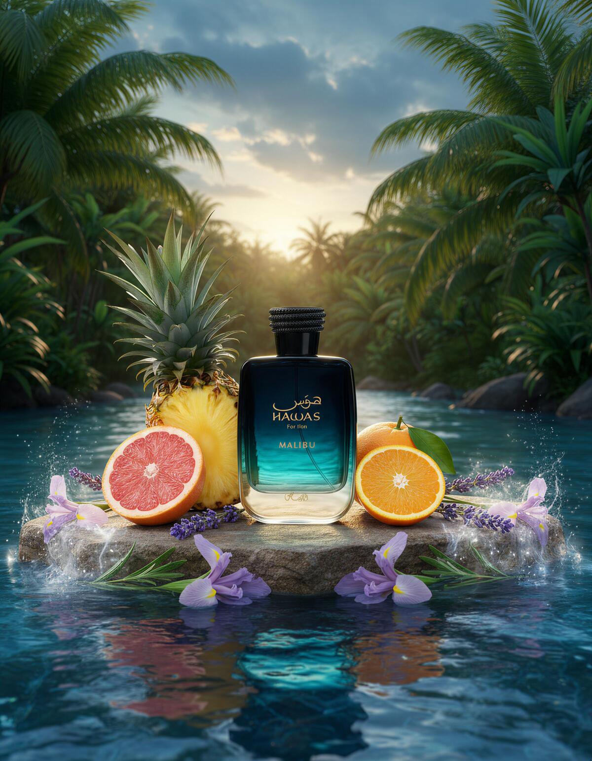 Rasasi Hawas Malibu For Him ED - Perfume Fine Fragrance ulasan dan harga