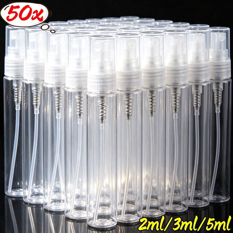 50/10x Mini Perfume Spray Bott - Perfume Fragrance Difference ulasan dan harga