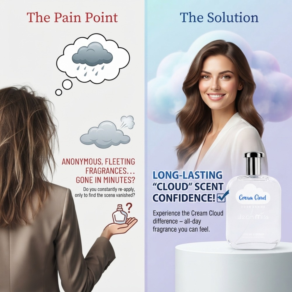 100ML Cream Cloud Perfume Long - Unique Perfume Fragrance ulasan dan harga