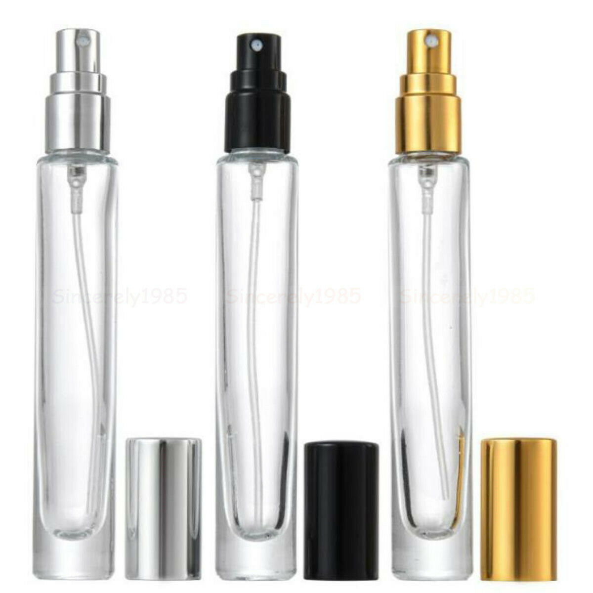 3X 10X 10ML Clear Round Thick  - Perfume Fragrance Difference ulasan dan harga
