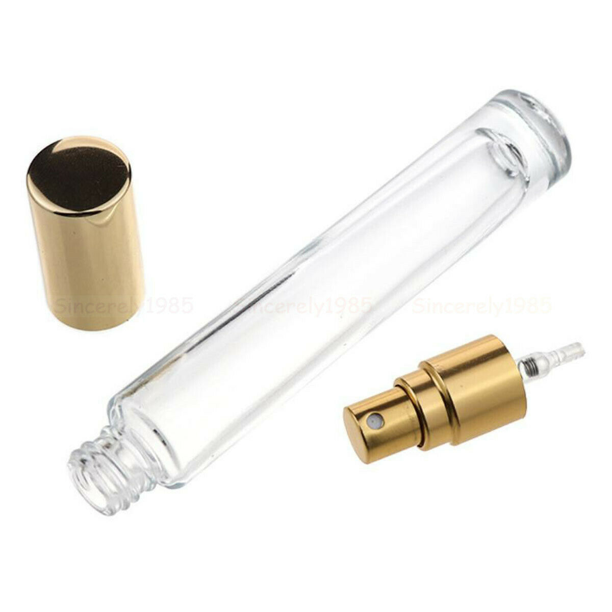 3X 10X 10ML Clear Round Thick  - Perfume Fragrance Difference ulasan dan harga