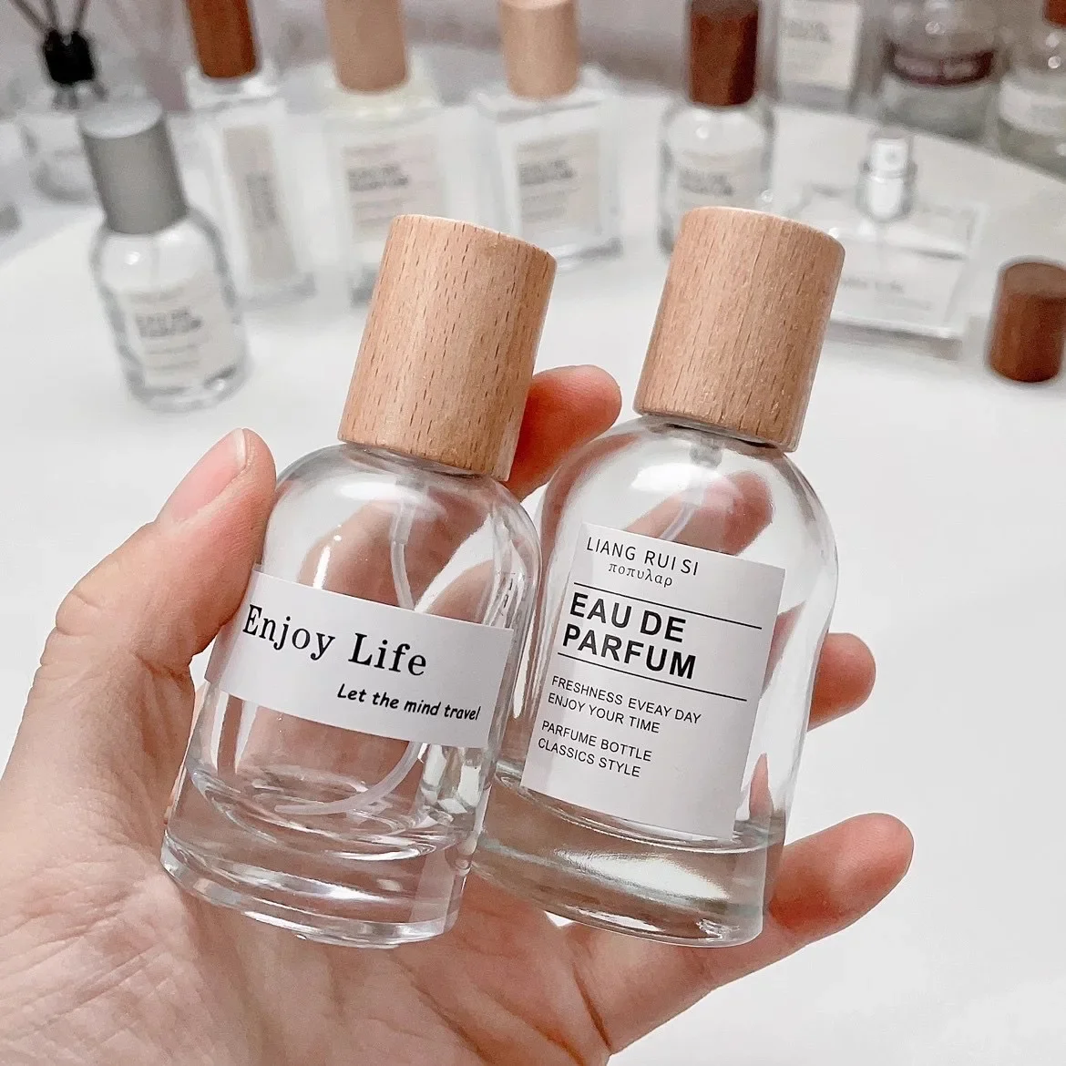 30/50ML Glass Perfume Bottle S - Perfume Fragrance World Qahwa ulasan dan harga