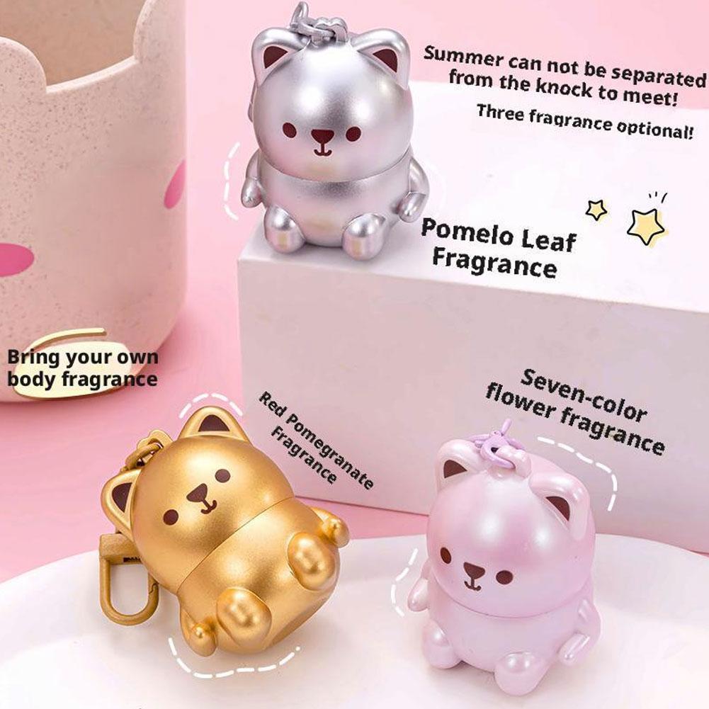 Cute Bear Shape Solid Perfume  - Perfume Fragrance Stick ulasan dan harga